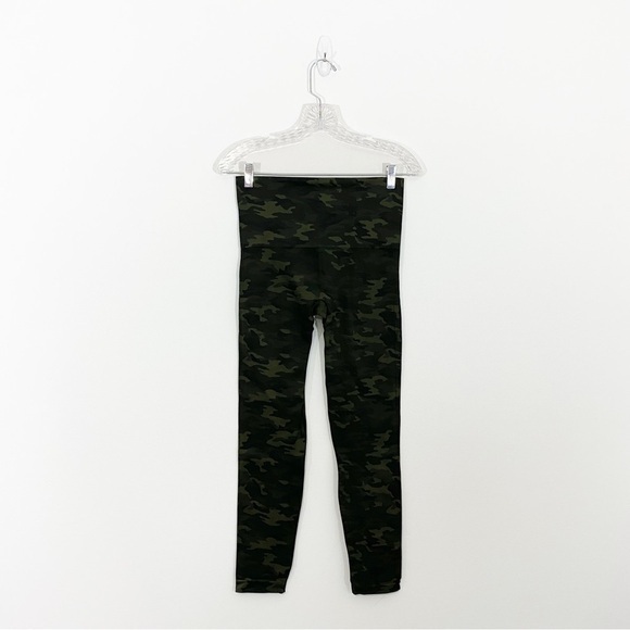 Spanx Large Green Camo Look‎ At Me Now Seamless Leggings Pull On - Picture 5 of 10